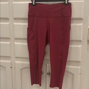 Lululemon Fast and Free Crop Yoga Pants Size 8
